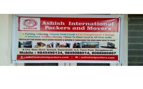 ashish international packers and movers banner