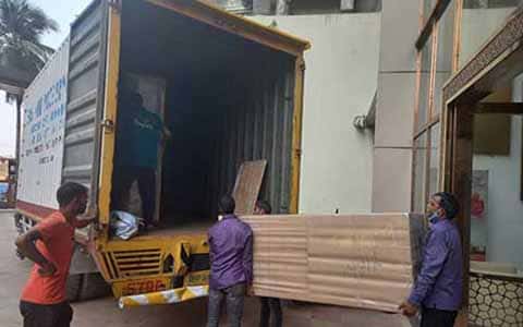times logistics relocation packers and movers unloading