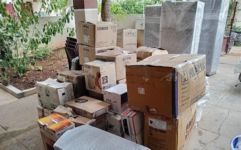 vikasini packers and movers packing box